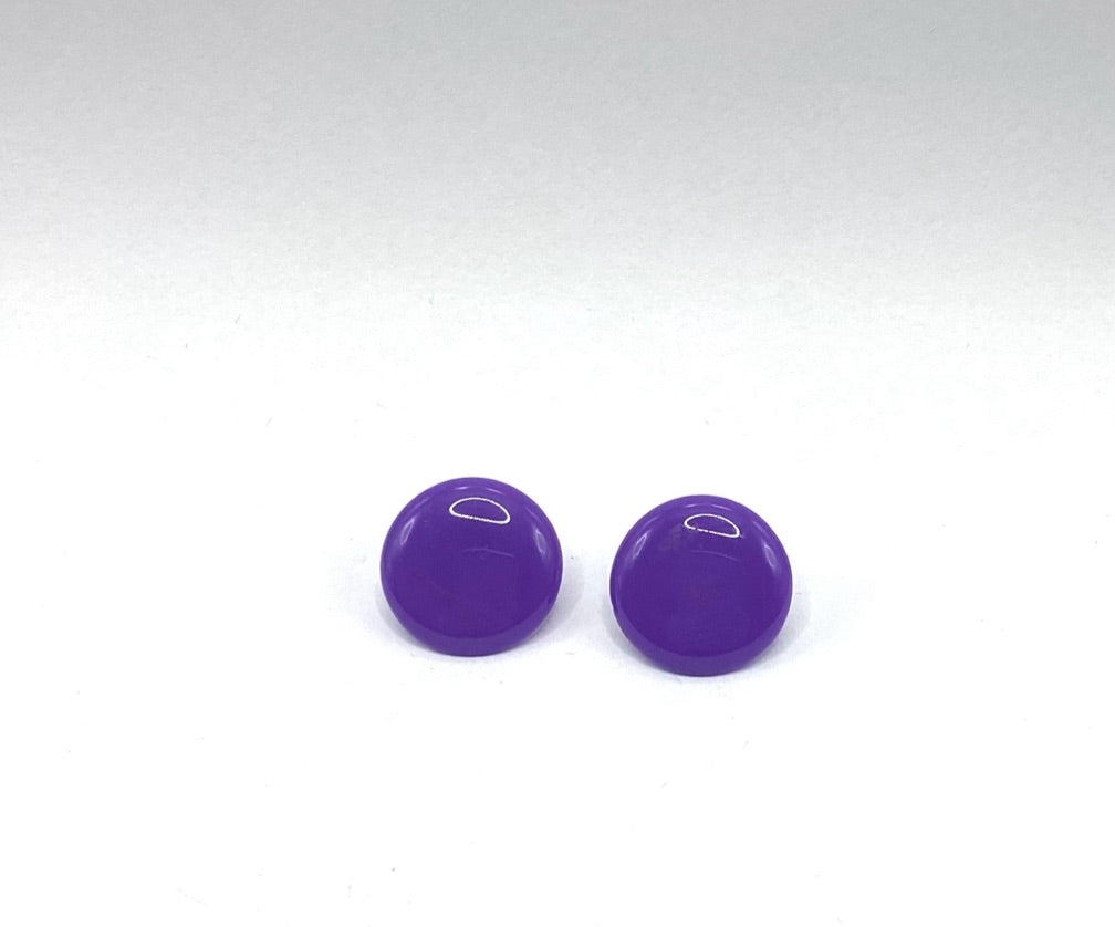 Brinco Redondo Roxo