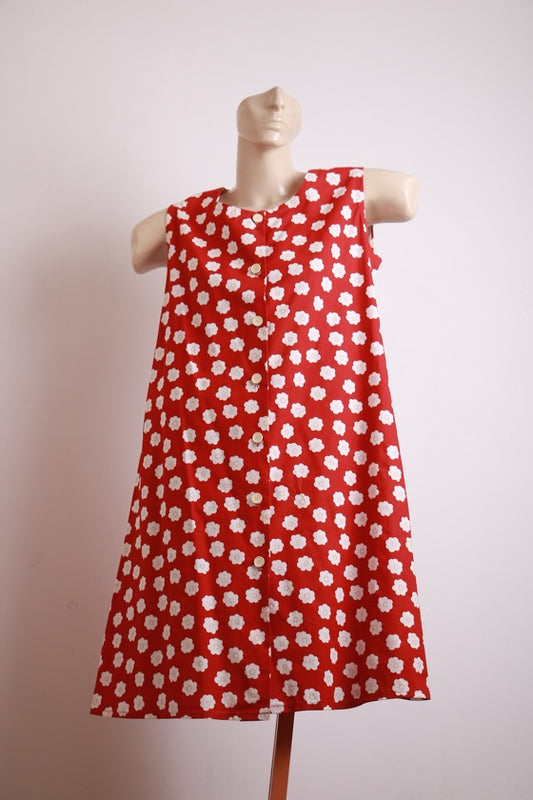 Vestido Florido Vermelho