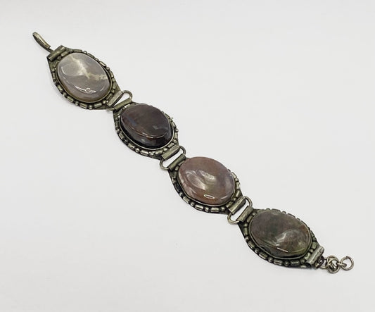 Bracelete Prata com Pedras