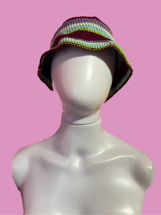 Bucket Hat Azul / Vinho Neka Monarka