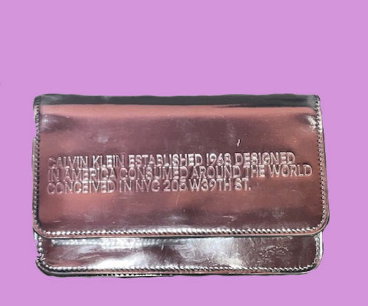 Bolsa Calvin Klein 205W39NYC Prata - Andy Warhol collection