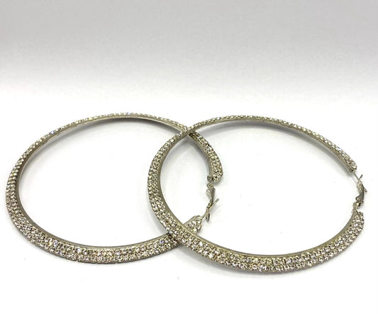 Brinco Argola Strass