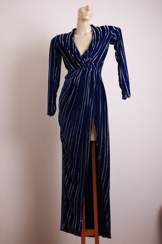 Vestido H&M Studio Azul