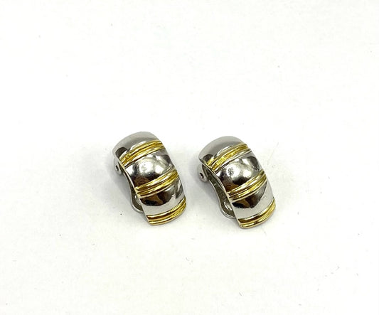 Brinco Prata com Dourado