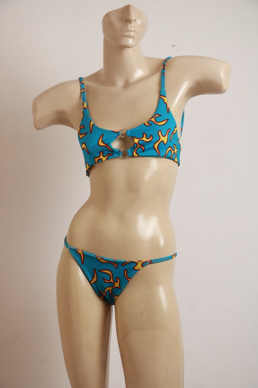 Biquíni Azul / Amarelo