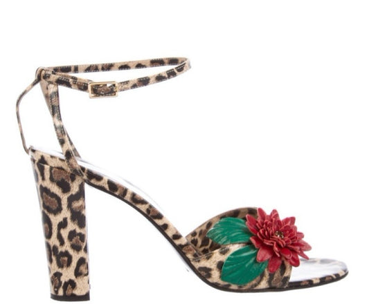 Sandália Dolce & Gabbana Animal Print